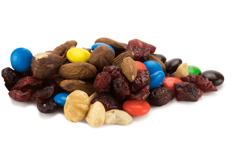 Trail mix, nuts, seeds & dried fruits