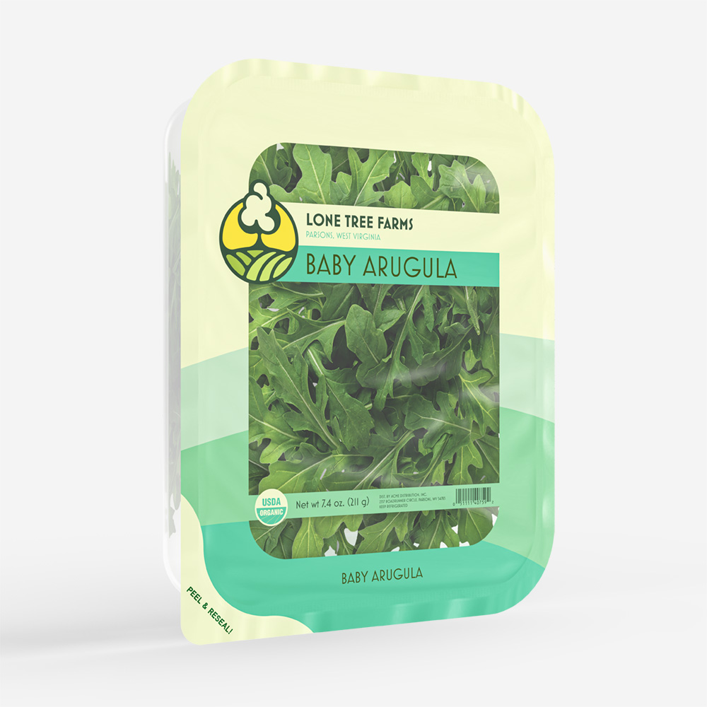 Belmark produce packaging - arugula
