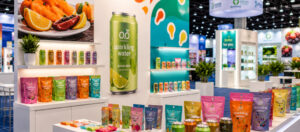 CPG products at a tradeshow
